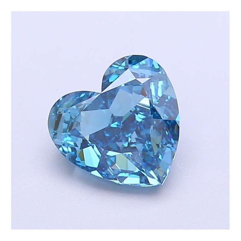 Diament laboratoryjny o barwie fantazyjnej serce, 1.66ct, VVS2, Fancy Vivid Blue, IGI LG700518135 Diament laboratoryjny o barwie fantazyjnej serce, 1.66ct, VVS2, Fancy Vivid Blue, IGI LG700518135