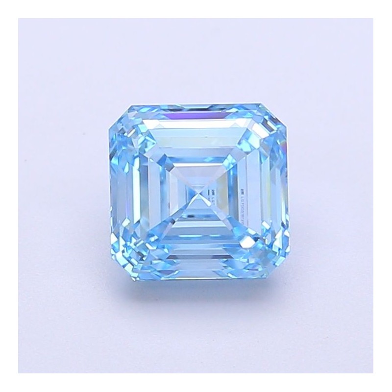 Diament laboratoryjny o barwie fantazyjnej szlif szmaragdowy kwadratowy, 1.5ct, VVS2, Fancy Vivid Blue, IGI LG700518128 Diament laboratoryjny o barwie fantazyjnej szlif szmaragdowy kwadratowy, 1.5ct, VVS2, Fancy Vivid Blue, IGI LG700518128