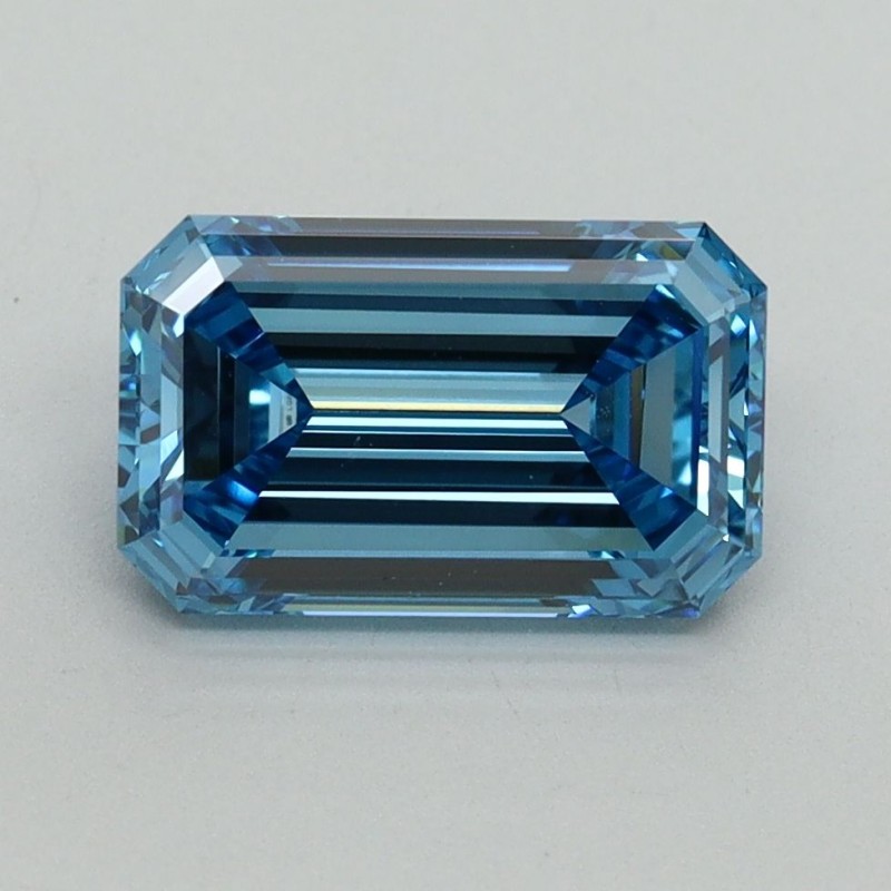 Diament laboratoryjny o barwie fantazyjnej szlif szmaragdowy, 2.06ct, VVS2, Fancy Vivid Blue, IGI LG644438504 Diament laboratoryjny o barwie fantazyjnej szlif szmaragdowy, 2.06ct, VVS2, Fancy Vivid Blue, IGI LG644438504