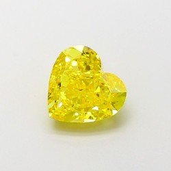 Diament laboratoryjny o barwie fantazyjnej serce, 1.57ct, VVS2, Fancy Vivid Yellow, IGI LG700518063