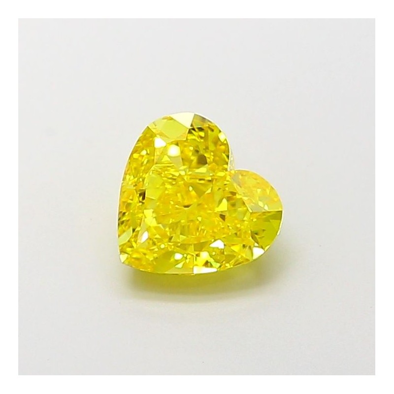 Diament laboratoryjny o barwie fantazyjnej serce, 1.57ct, VVS2, Fancy Vivid Yellow, IGI LG700518063 Diament laboratoryjny o barwie fantazyjnej serce, 1.57ct, VVS2, Fancy Vivid Yellow, IGI LG700518063