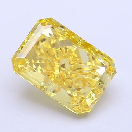 Diament laboratoryjny o barwie fantazyjnej radiant, 2.31ct, VVS2, Fancy Intense Yellow, IGI LG700518122