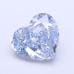 Diament laboratoryjny o barwie fantazyjnej serce, 2ct, VVS2, Fancy Vivid Blue, IGI LG700518255