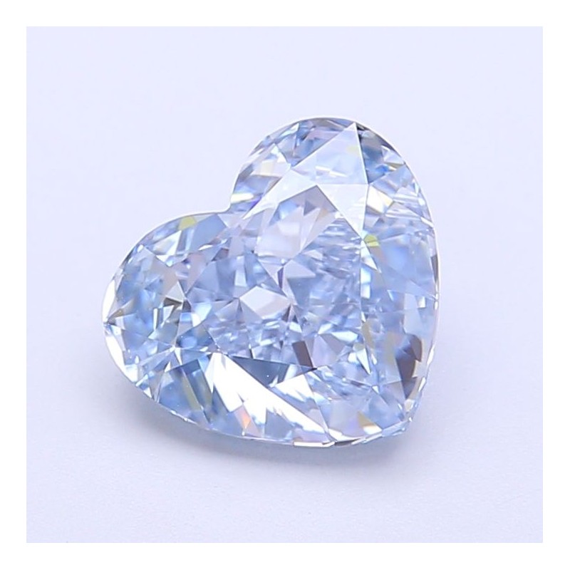 Diament laboratoryjny o barwie fantazyjnej serce, 2ct, VVS2, Fancy Vivid Blue, IGI LG700518255 Diament laboratoryjny o barwie fantazyjnej serce, 2ct, VVS2, Fancy Vivid Blue, IGI LG700518255