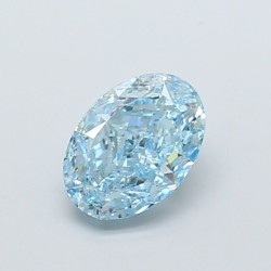 Diament laboratoryjny o barwie fantazyjnej szlif owalny, 2.12ct, VVS2, Fancy Vivid Blue, IGI LG700518270