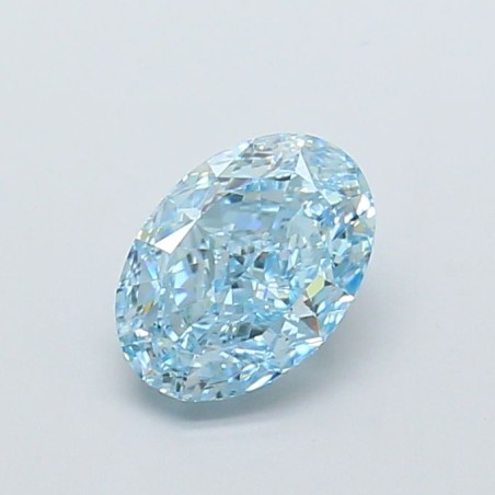 Diament laboratoryjny o barwie fantazyjnej szlif owalny, 2.12ct, VVS2, Fancy Vivid Blue, IGI LG700518270
