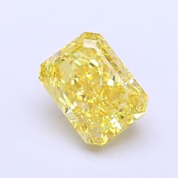 Diament laboratoryjny o barwie fantazyjnej radiant, 1.53ct, VVS2, Fancy Vivid Yellow, IGI LG700518249
