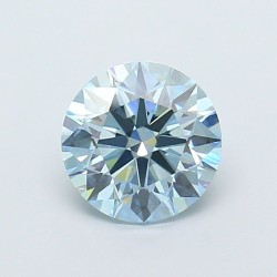 Diament laboratoryjny o barwie fantazyjnej szlif okrągły, 1.52ct, VVS2, Fancy Intense Blue, IGI LG700518323