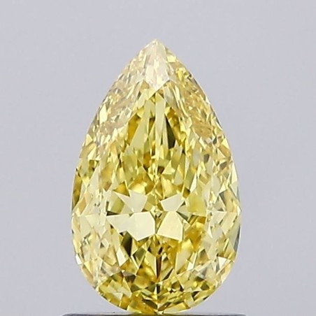 Diament laboratoryjny o barwie fantazyjnej szlif gruszkowy, 0.96ct, VVS2, Fancy Vivid Yellow, IGI LG710513529