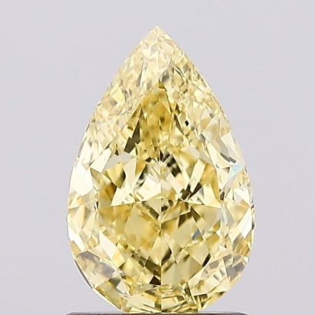 Diament laboratoryjny o barwie fantazyjnej szlif gruszkowy, 1.12ct, VVS2, Fancy Intense Yellow, IGI LG687591540