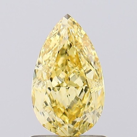 Diament laboratoryjny o barwie fantazyjnej szlif gruszkowy, 1.1ct, VVS2, Fancy Vivid Yellow, IGI LG680542112