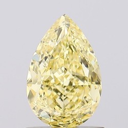 Diament laboratoryjny o barwie fantazyjnej szlif gruszkowy, 1.08ct, VVS2, Fancy Intense Yellow, IGI LG684512354