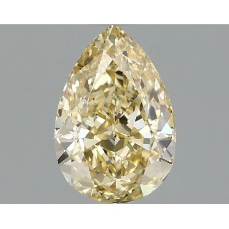 Diament laboratoryjny o barwie fantazyjnej szlif gruszkowy, 1.05ct, VVS2, Fancy Intense Yellow, IGI LG662415853