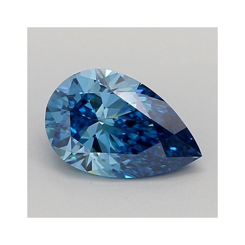 Diament laboratoryjny o barwie fantazyjnej szlif gruszkowy, 1.5ct, VVS2, Fancy Vivid Blue, IGI LG681516073