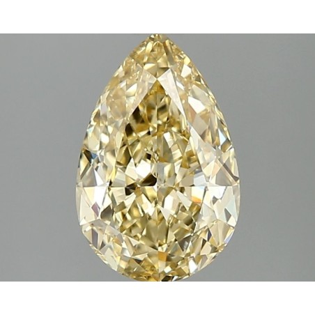 Diament laboratoryjny o barwie fantazyjnej szlif gruszkowy, 2.09ct, VVS2, Fancy Intense Yellow, IGI LG662415863