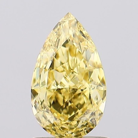 Diament laboratoryjny o barwie fantazyjnej szlif gruszkowy, 1.29ct, VVS2, Fancy Vivid Yellow, IGI LG683521864