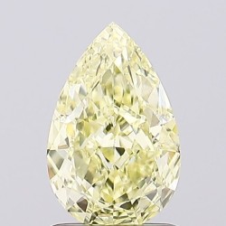 Diament laboratoryjny o barwie fantazyjnej szlif gruszkowy, 1.33ct, VVS2, Fancy Yellow, IGI LG697518654
