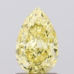 Diament laboratoryjny o barwie fantazyjnej szlif gruszkowy, 1.21ct, VVS2, Fancy Intense Yellow, IGI LG698547983