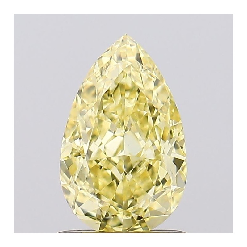 Diament laboratoryjny o barwie fantazyjnej szlif gruszkowy, 1.21ct, VVS2, Fancy Intense Yellow, IGI LG698547983