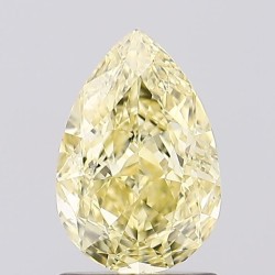 Diament laboratoryjny o barwie fantazyjnej szlif gruszkowy, 1.18ct, VVS1, Fancy Intense Yellow, IGI LG656477344