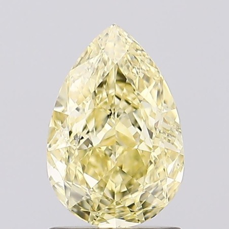 Diament laboratoryjny o barwie fantazyjnej szlif gruszkowy, 1.18ct, VVS1, Fancy Intense Yellow, IGI LG656477344