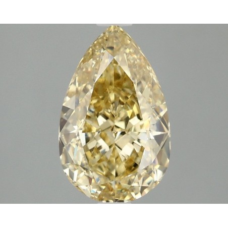 Diament laboratoryjny o barwie fantazyjnej szlif gruszkowy, 2.07ct, VVS2, Fancy Intense Yellow, IGI LG666416185