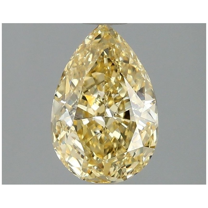 Diament laboratoryjny o barwie fantazyjnej szlif gruszkowy, 1.58ct, VVS2, Fancy Intense Yellow, IGI LG666411170 Diament laboratoryjny o barwie fantazyjnej szlif gruszkowy, 1.58ct, VVS2, Fancy Intense Yellow, IGI LG666411170