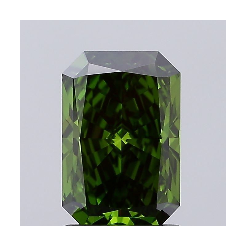 Diament laboratoryjny o barwie fantazyjnej radiant, 1.5ct, VVS1, Fancy Vivid Green, IGI LG684506609 Diament laboratoryjny o barwie fantazyjnej radiant, 1.5ct, VVS1, Fancy Vivid Green, IGI LG684506609