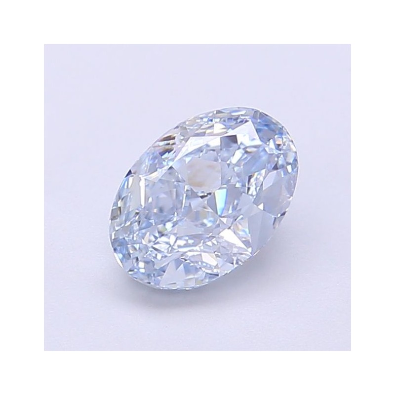 Diament laboratoryjny o barwie fantazyjnej szlif owalny, 1.06ct, VVS2, Fancy Intense Blue, IGI LG720546216