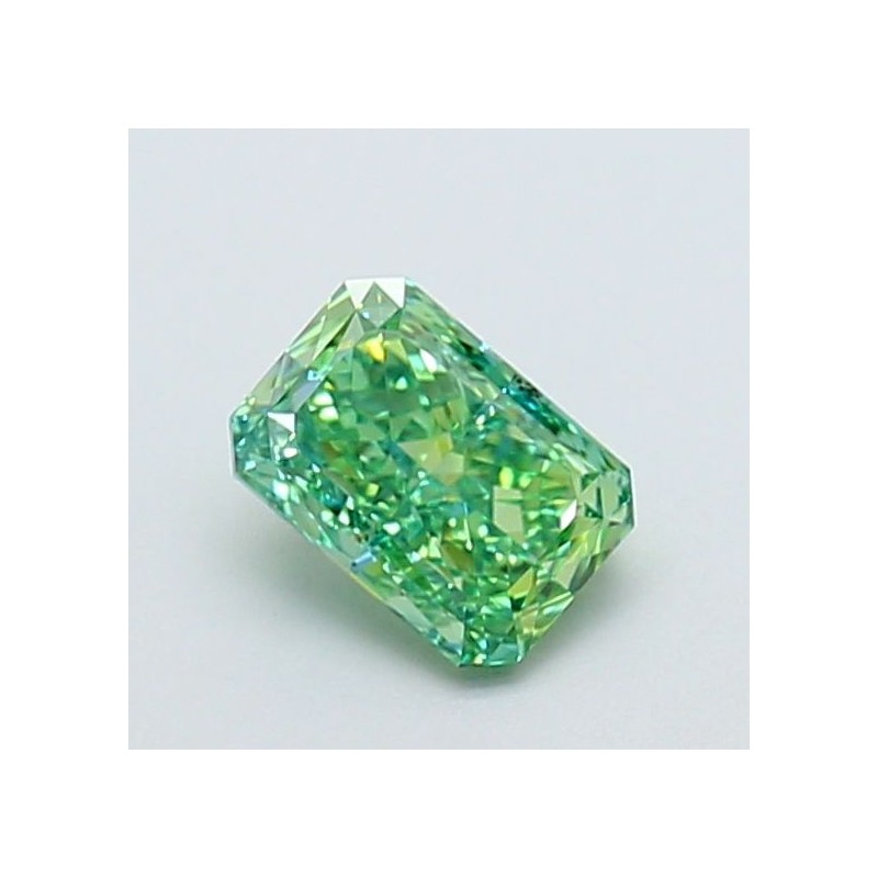 Diament laboratoryjny o barwie fantazyjnej radiant, 1ct, VVS1, Fancy Vivid Green, IGI LG720546232