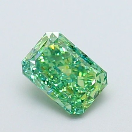 Diament laboratoryjny o barwie fantazyjnej radiant, 1ct, VVS1, Fancy Vivid Green, IGI LG720546232
