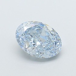 Diament laboratoryjny o barwie fantazyjnej szlif owalny, 1.07ct, VVS2, Fancy Intense Blue, IGI LG720546209