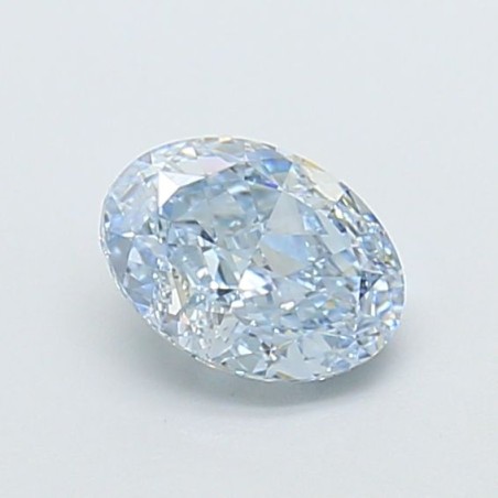Diament laboratoryjny o barwie fantazyjnej szlif owalny, 1.07ct, VVS2, Fancy Intense Blue, IGI LG720546209