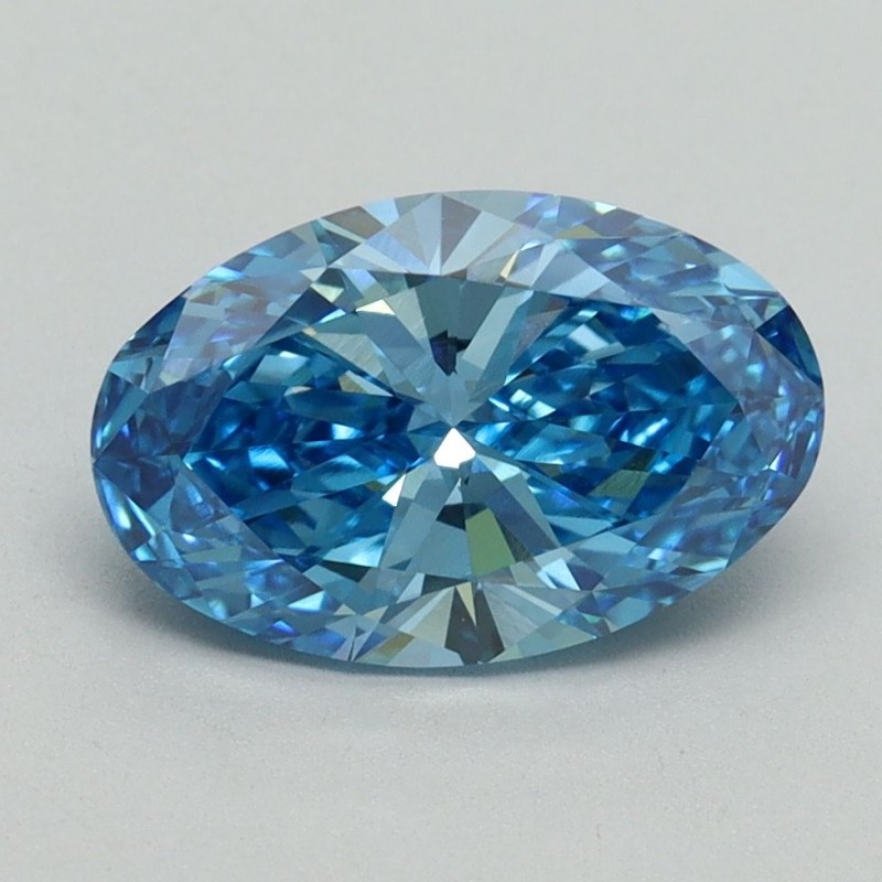 Diament laboratoryjny o barwie fantazyjnej szlif owalny, 2.06ct, VVS2, Fancy Vivid Blue, IGI LG644438512 Diament laboratoryjny o barwie fantazyjnej szlif owalny, 2.06ct, VVS2, Fancy Vivid Blue, IGI LG644438512