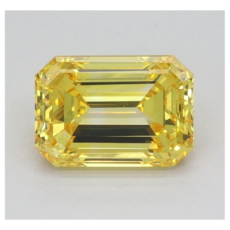 Diament laboratoryjny o barwie fantazyjnej szlif szmaragdowy, 0.9ct, VVS2, Fancy Vivid Yellow, IGI LG576354608 Diament laboratoryjny o barwie fantazyjnej szlif szmaragdowy, 0.9ct, VVS2, Fancy Vivid Yellow, IGI LG576354608