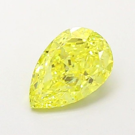 Diament laboratoryjny o barwie fantazyjnej szlif gruszkowy, 1.19ct, VVS2, Fancy Yellow, IGI LG704590292