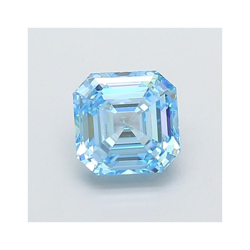 Diament laboratoryjny o barwie fantazyjnej szlif szmaragdowy kwadratowy, 1.14ct, VVS1, Fancy Vivid Blue, IGI LG720544524 Diament laboratoryjny o barwie fantazyjnej szlif szmaragdowy kwadratowy, 1.14ct, VVS1, Fancy Vivid Blue, IGI LG720544524