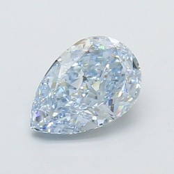 Diament laboratoryjny o barwie fantazyjnej szlif gruszkowy, 1.02ct, VVS1, Fancy Intense Blue, IGI LG720544520