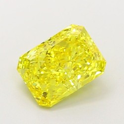 Diament laboratoryjny o barwie fantazyjnej radiant, 1.28ct, VVS1, Fancy Vivid Yellow, IGI LG720544516