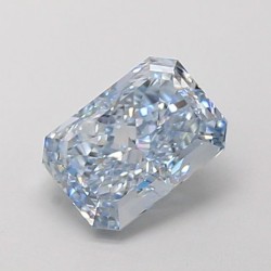 Diament laboratoryjny o barwie fantazyjnej radiant, 1.24ct, VVS2, Fancy Intense Blue, IGI LG704590293