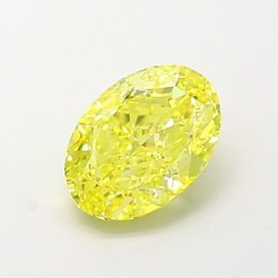 Diament laboratoryjny o barwie fantazyjnej szlif owalny, 1.07ct, VVS2, Fancy Intense Yellow, IGI LG704590291