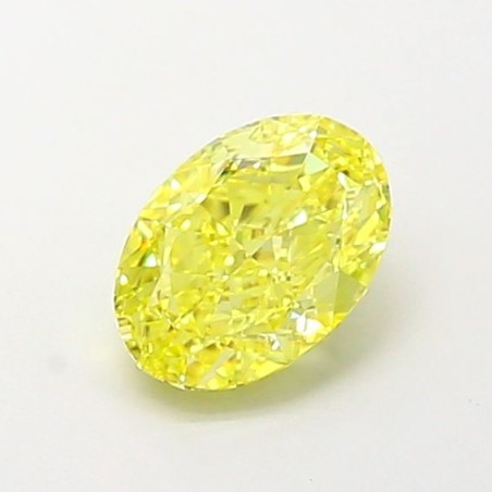 Diament laboratoryjny o barwie fantazyjnej szlif owalny, 1.07ct, VVS2, Fancy Intense Yellow, IGI LG704590291