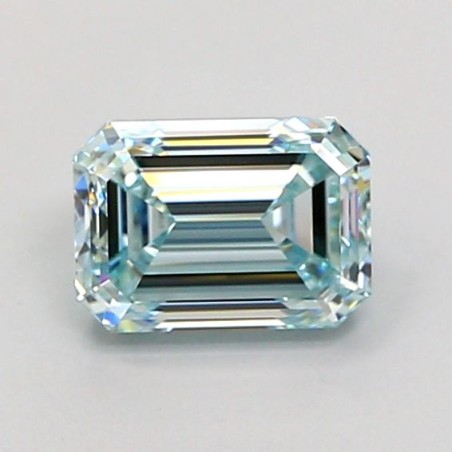 Diament laboratoryjny o barwie fantazyjnej szlif szmaragdowy, 1.27ct, VVS2, Fancy Green, IGI LG726540392