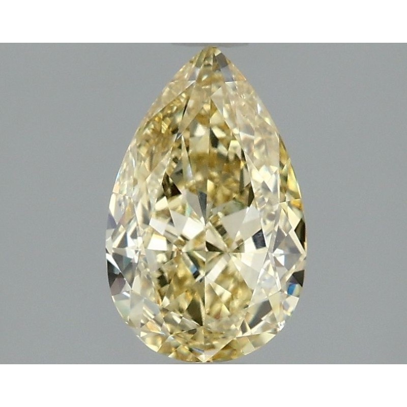 Diament laboratoryjny o barwie fantazyjnej szlif gruszkowy, 1.53ct, VVS2, Fancy Yellow, IGI LG663405845
