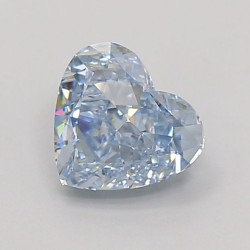 Diament laboratoryjny o barwie fantazyjnej serce, 1.08ct, VVS2, Fancy Intense Blue, IGI LG720544672