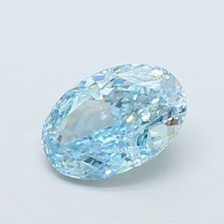 Diament laboratoryjny o barwie fantazyjnej szlif owalny, 1.21ct, VVS2, Fancy Vivid Blue, IGI LG720544653