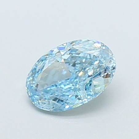 Diament laboratoryjny o barwie fantazyjnej szlif owalny, 1.21ct, VVS2, Fancy Vivid Blue, IGI LG720544653