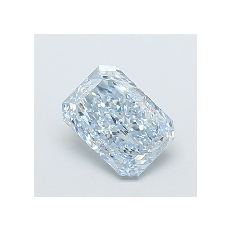 Diament laboratoryjny o barwie fantazyjnej radiant, 1.31ct, VVS1, Fancy Intense Blue, IGI LG720544681