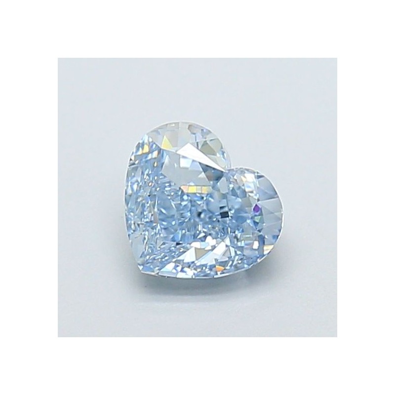Diament laboratoryjny o barwie fantazyjnej serce, 1.16ct, IF, Fancy Vivid Blue, IGI LG720544689
