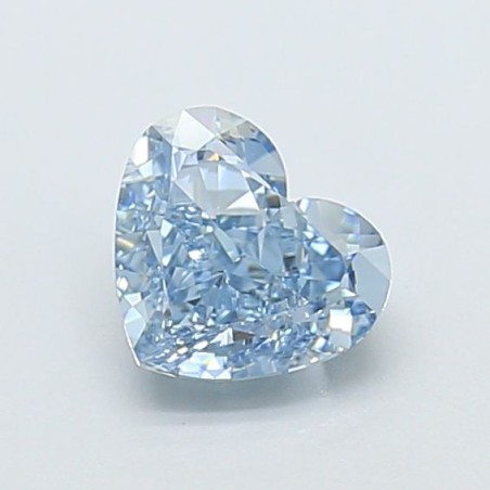 Diament laboratoryjny o barwie fantazyjnej serce, 1.32ct, IF, Fancy Vivid Blue, IGI LG720544679